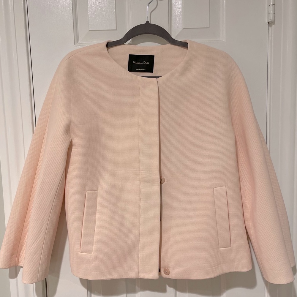 Massimo Dutti dusty rose blazer